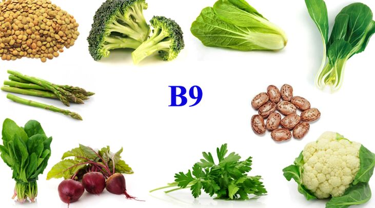 vitamine B9 dans les produits de puissance